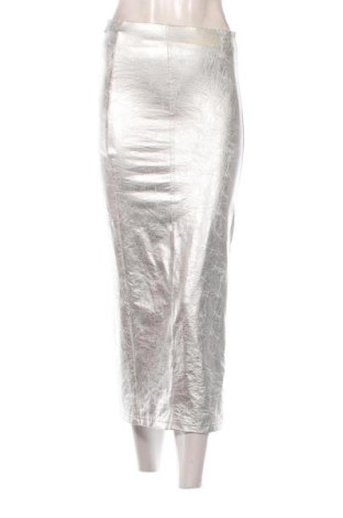 Fustă Bershka, Mărime S, Culoare Argintiu, Preț 58,00 Lei, #137559286