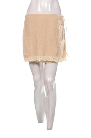 Fustă Zara, Mărime L, Culoare Bej, Preț 52,49 Lei, #137590496
