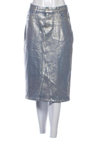 Fustă C&A, Mărime L, Culoare Argintiu, Preț 101,00 Lei, #137571285