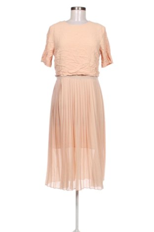 Rochie Zara, Mărime L, Culoare Bej, Preț 126,57 Lei, #137556336