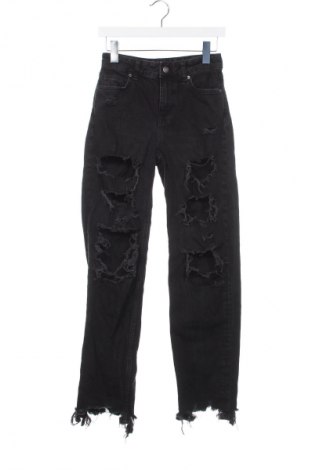 Blugi de femei Bershka, Mărime XXS, Culoare Negru, Preț 95,99 Lei, #128696599