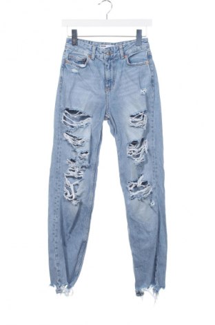 Blugi de femei Bershka, Mărime XXS, Culoare Albastru, Preț 95,99 Lei, #128696635
