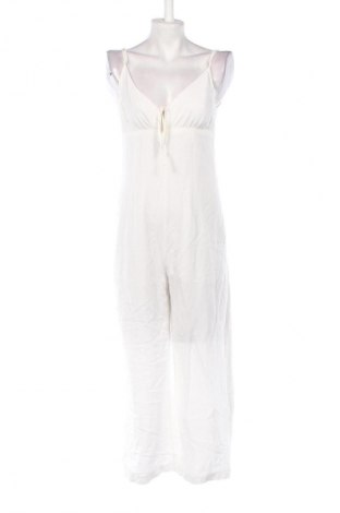 Salopetă de femei Bershka, Mărime M, Culoare Alb, Preț 128,99 Lei, #128628068