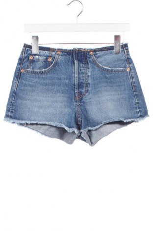 Pantaloni scurți de femei Stradivarius, Mărime XS, Culoare Albastru, Preț 62,99 Lei, #128696928
