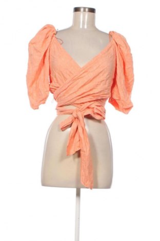 Bluzka damska Gina Tricot, Rozmiar S, Kolor Pomarańczowy, Cena 22,99 zł