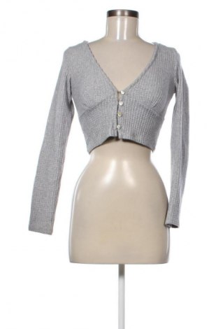Női kardigán Bershka, Méret S, Szín Szürke, Ár 5 298 Ft