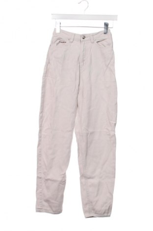 Damskie jeansy H&M Divided, Rozmiar XXS, Kolor ecru, Cena 53,99 zł