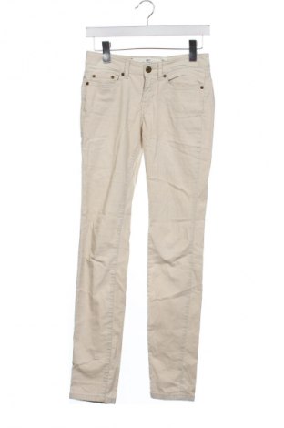 Damen Cordhose H&M L.O.G.G., Größe XS, Farbe Beige, Preis 3,99 €