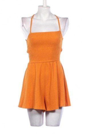 Kurzer Damenoverall Bershka, Größe S, Farbe Orange, Preis 4,99 €