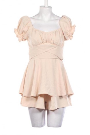 Damski krótki kombinezon Unbranded, Rozmiar S, Kolor Beżowy, Cena 23,99 zł