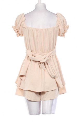 Damski krótki kombinezon Unbranded, Rozmiar S, Kolor Beżowy, Cena 23,99 zł