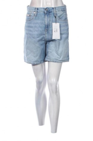 Pantaloni scurți de femei Calvin Klein Jeans, Mărime M, Culoare Albastru, Preț 255,99 Lei, #133139905