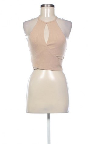 Damski top Bershka, Rozmiar M, Kolor Beżowy, Cena 30,30 zł