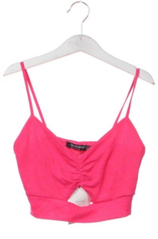 Γυναικείο τοπ Bershka, Μέγεθος XS, Χρώμα Ρόζ , Τιμή 6,99 €