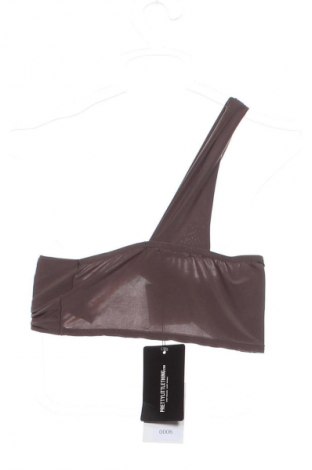 Damski top Pretty Little Thing, Rozmiar M, Kolor Brązowy, Cena 23,99 zł