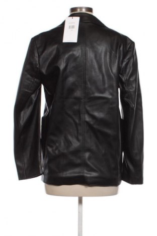 Damen Lederjacke Calvin Klein Jeans, Größe XS, Farbe Schwarz, Preis 41,99 €