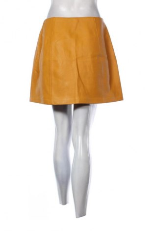 Bőrszoknya Bershka, Méret M, Szín Narancssárga
, Ár 4 935 Ft