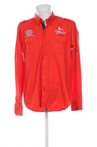 Herrenhemd Pontto, Größe XL, Farbe Rot, Preis € 10,83