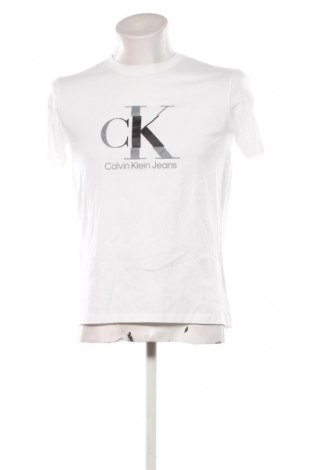 Herren Shirt Calvin Klein Jeans, Größe M, Farbe Weiß, Preis 32,99 €, #133187631
