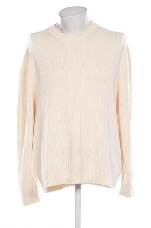 Męski sweter Calvin Klein Jeans, Rozmiar XXL, Kolor ecru, Cena 211,99 zł