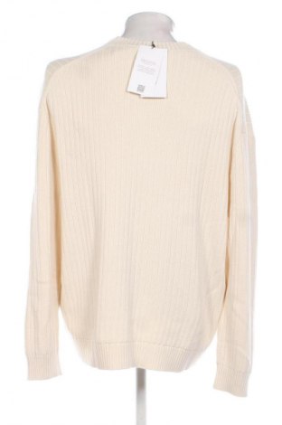 Męski sweter Calvin Klein Jeans, Rozmiar XXL, Kolor ecru, Cena 211,99 zł