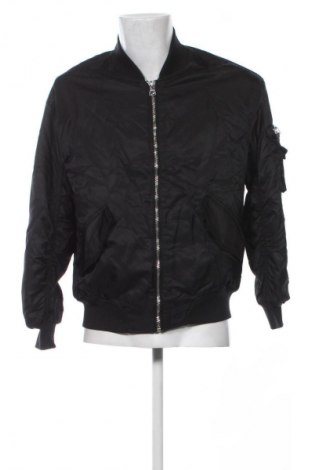 Ανδρικό μπουφάν Bershka, Μέγεθος M, Χρώμα Μαύρο, Τιμή 18,37 €