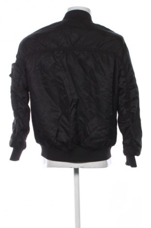 Ανδρικό μπουφάν Bershka, Μέγεθος M, Χρώμα Μαύρο, Τιμή 18,37 €