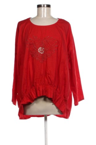 Дамска блуза NEW COLLECTION, Размер 4XL, Цвят Червен, Цена 27,81 €, #137602407
