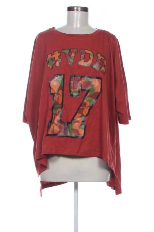 Bluză de femei Via Delle Rose, Mărime 3XL, Culoare Roșu, Preț 192,54 Lei, #137620025