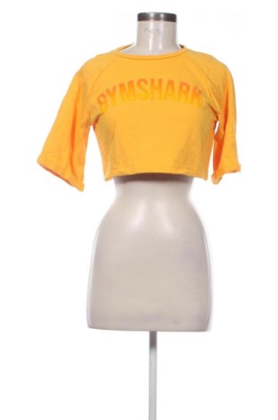 Damen Shirt Gymshark, Größe S, Farbe Gelb, Preis 13,00 €, #137625042