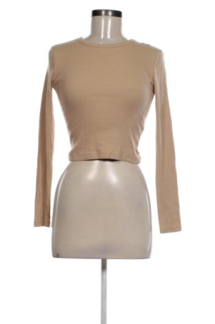 Дамска блуза Bershka, Размер S, Цвят Бежов, Цена 6,62 €, #137629877