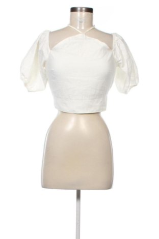 Bluză de femei Bershka, Mărime M, Culoare Ecru, Preț 54,00 Lei, #137635720