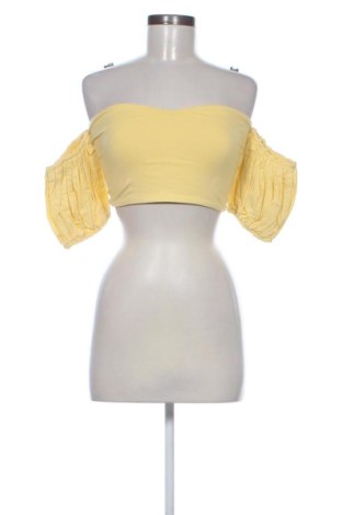 Дамска блуза Zara, Размер S, Цвят Жълт, Цена 9,68 €, #137641023
