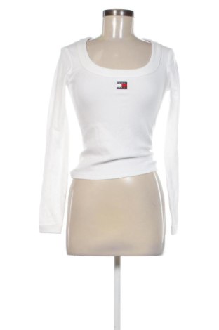 Bluză de femei Tommy Jeans, Mărime S, Culoare Alb, Preț 436,99 Lei, #137644289