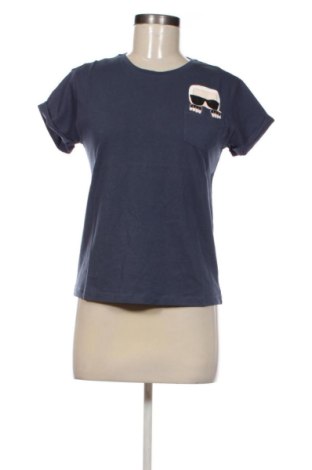 Damen T-Shirt Karl Lagerfeld, Größe XS, Farbe Blau, Preis € 32,00, #137645913
