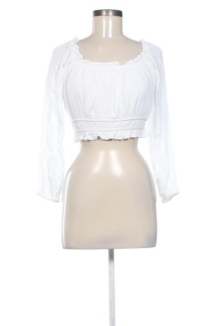 Damen Shirt Stradivarius, Größe S, Farbe Weiß, Preis € 6,00, #137661486