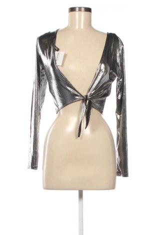 Damen Shirt H&M, Größe S, Farbe Silber, Preis € 11,00, #137650416
