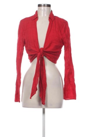 Cardigan de damă Pull&Bear, Mărime M, Culoare Roșu, Preț 26,25 Lei, #137616049