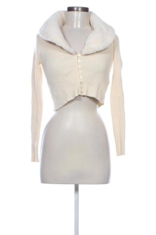 Cardigan de damă Stradivarius, Mărime S, Culoare Ecru, Preț 62,99 Lei, #137616458