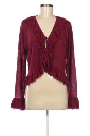 Cardigan de damă Zara, Mărime L, Culoare Roșu, Preț 73,49 Lei, #137626762