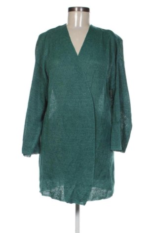 Damen Strickjacke Hessnatur, Größe L, Farbe Grün, Preis € 23,05, #137655696