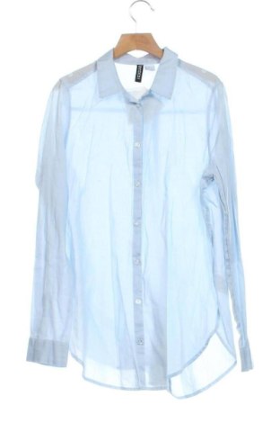 Cămașă de femei H&M, Mărime XS, Culoare Albastru, Preț 78,74 Lei, #137600454