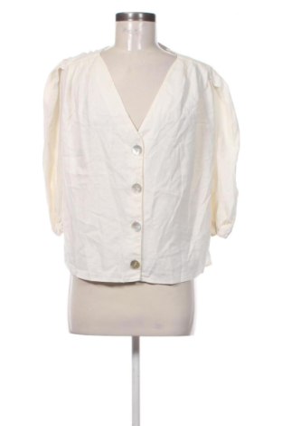 Cămașă de femei Zara, Mărime XL, Culoare Ecru, Preț 87,00 Lei, #137608432