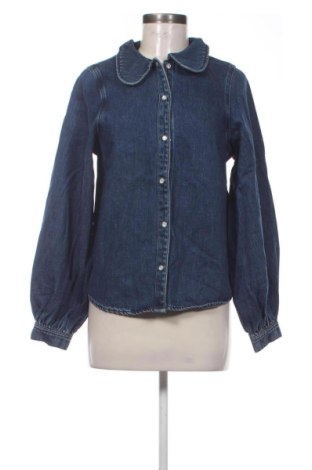 Cămașă de femei Monki, Mărime XS, Culoare Albastru, Preț 36,74 Lei, #137621372