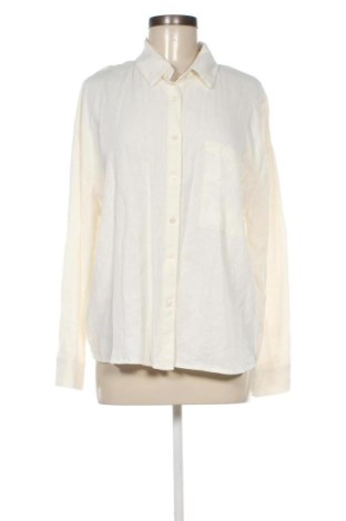 Cămașă de femei Pull&Bear, Mărime M, Culoare Ecru, Preț 30,00 Lei, #137630155