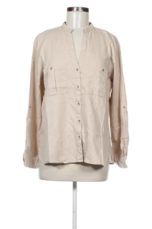 Cămașă de femei Zara, Mărime L, Culoare Bej, Preț 107,19 Lei, #137641814