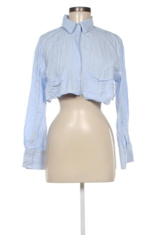 Дамска риза Zara, Размер M, Цвят Син, Цена 19,94 €, #137565817