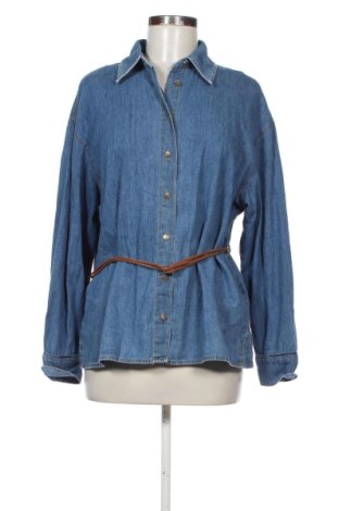 Дамска риза Zara, Размер M, Цвят Син, Цена 19,00 €, #137586915