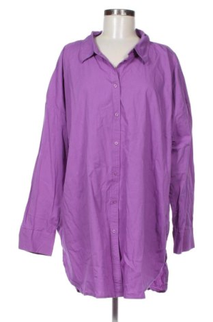 Damenbluse ONLY Carmakoma, Größe 4XL, Farbe Lila, Preis 10,00 €, #137603413