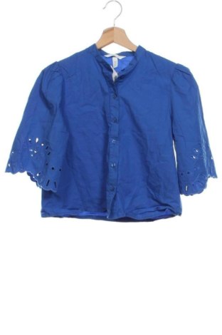 Дамска риза H&M, Размер XS, Цвят Син, Цена 23,80 €, #137615867